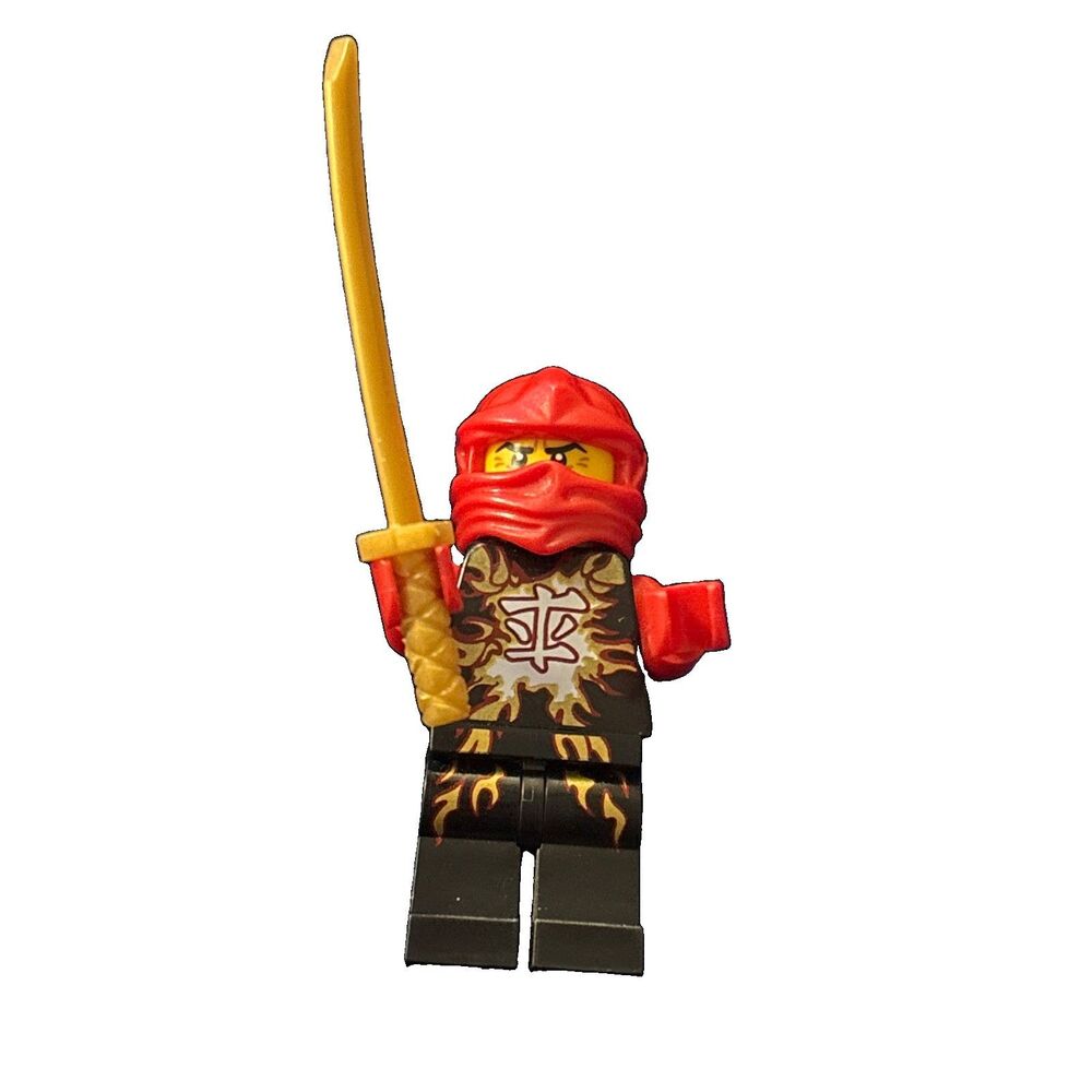 LEGO NINJAGO -- KAI AIRJITZU MINIFIGURE WITH SWORD - Picture 1 of 4